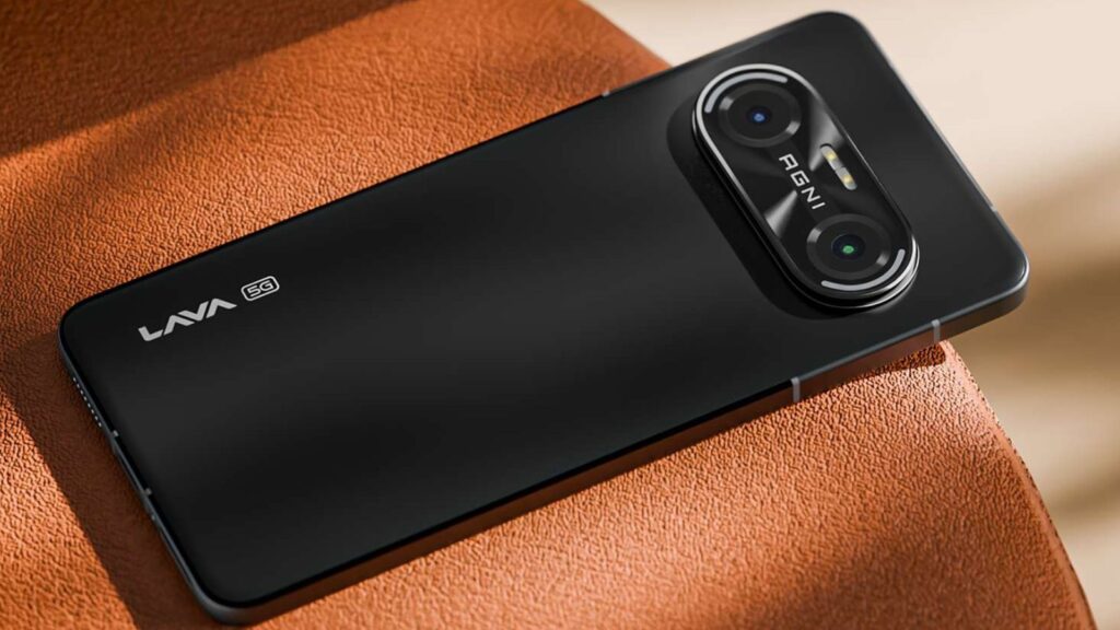 Lava Agni 4 dual 50MP rear camera setup with OIS