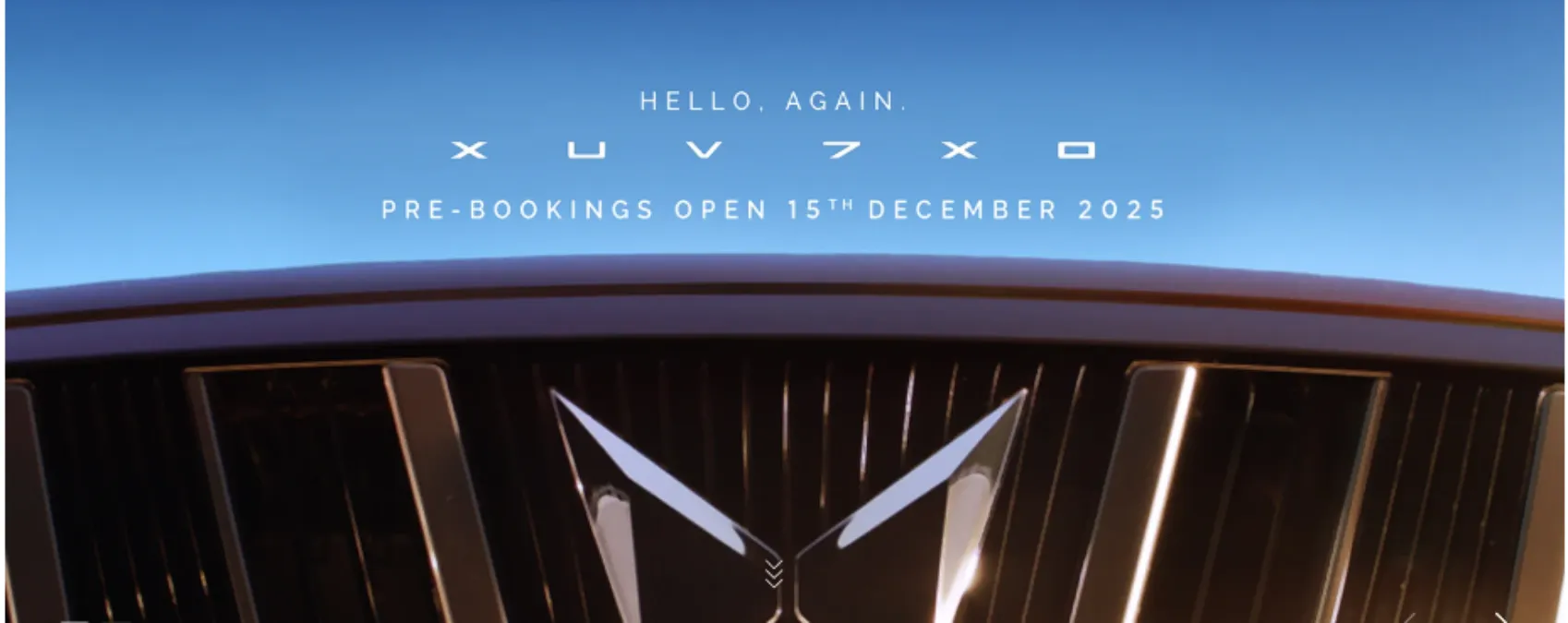 2026 Mahindra XUV 7XO Teased For Global Debut