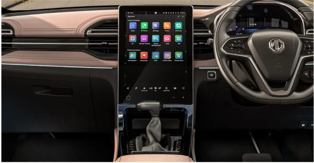 mg hector new interior 